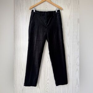 LOFT Riviera Slim Black Velvet Pants Size 6T NWT